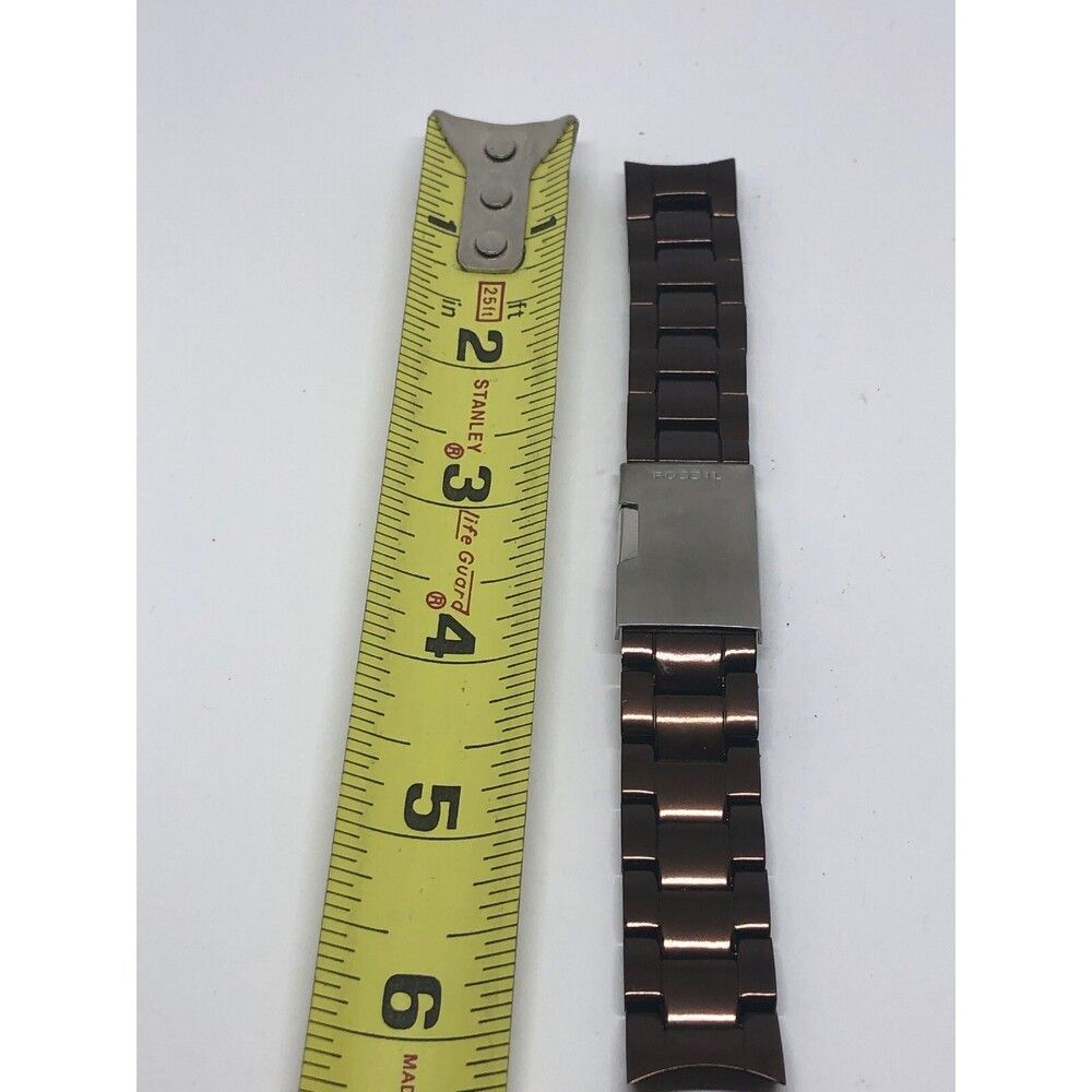 Fossil Watch Strap Full Band Bracelet Links Use For Parts Used 18mm L218